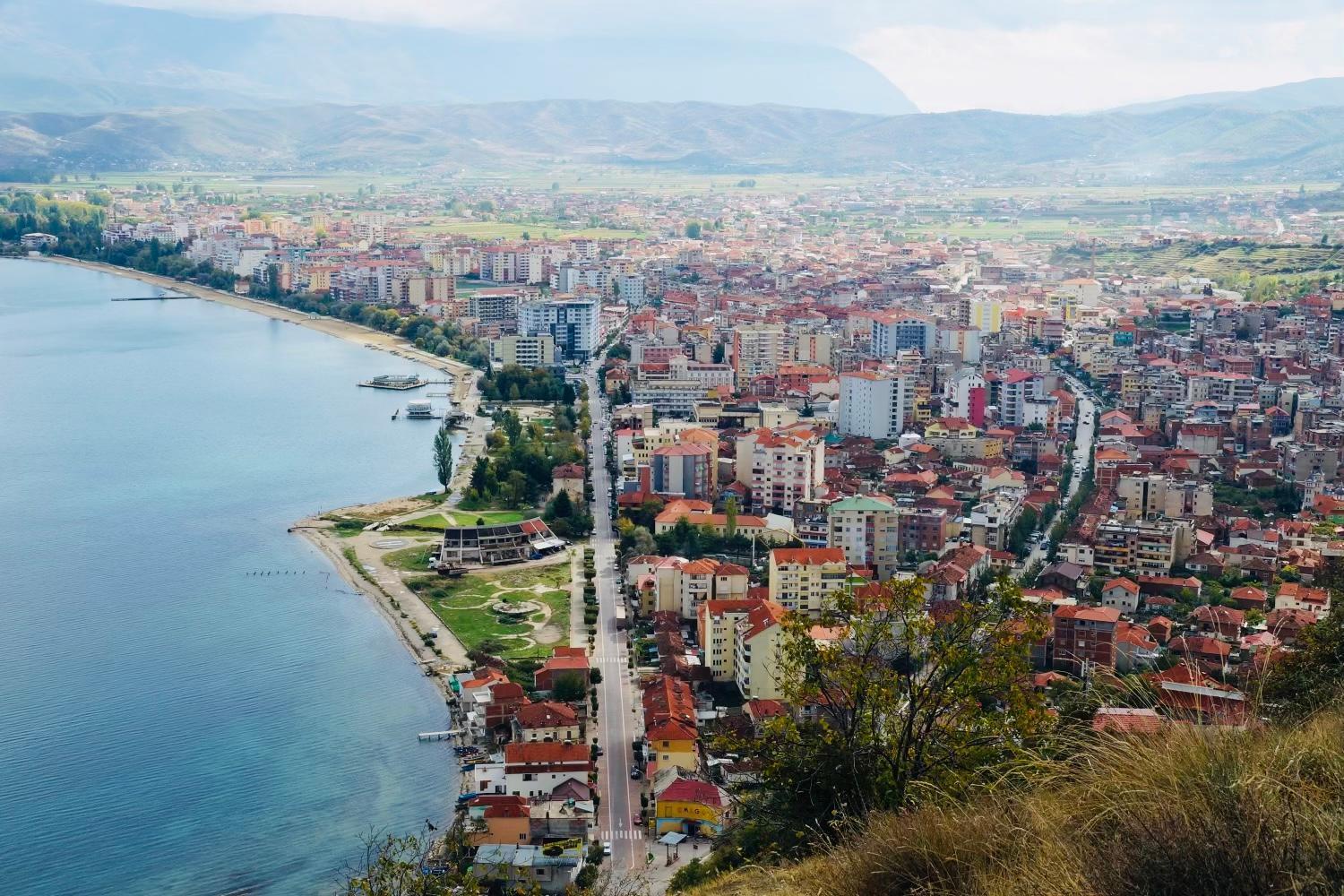 Ferienwohnung Charming House Pogradec Exterior foto